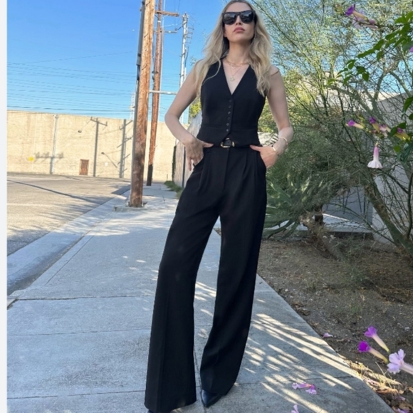 Favorite Daughter The Jones Vest In Black XS NWT